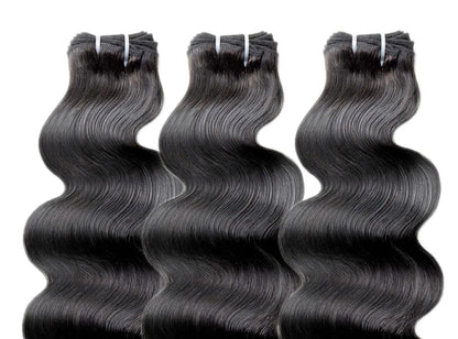 Body Wave Human Hair Bundles – 100% Virgin Hair, Can Be Permed & Dyed, Ideal for Weaving, Soft & Silky Extensions