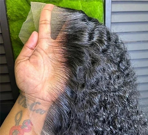 Deep Wave Lace Front Bob Wig – 13x4 HD Lace, 180% Density, Natural Pre-Plucked Hairline, 4-16 Inches