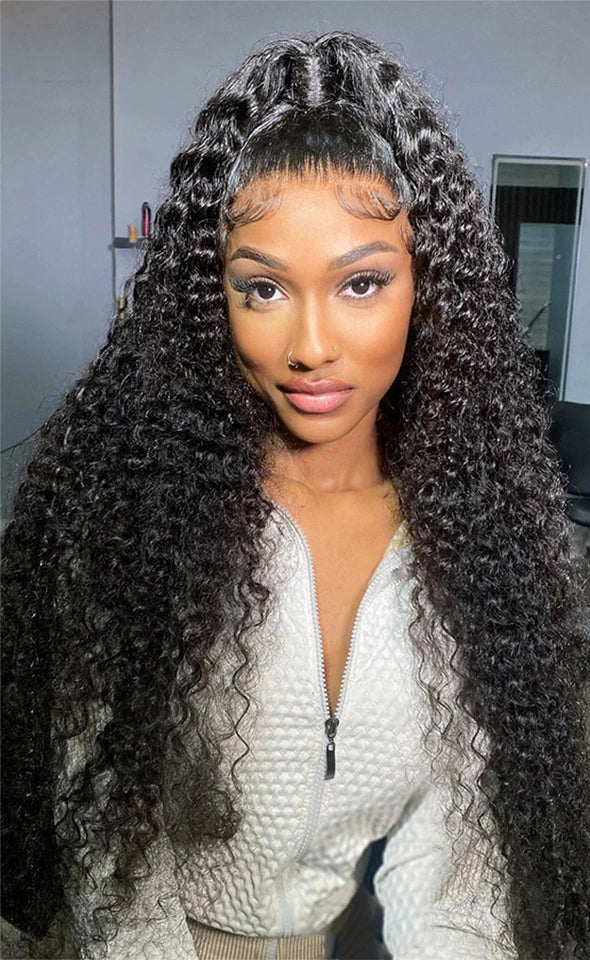 12A Water Wave Human Hair Bundles – 100% Hair, No Shedding, Dyeable, Available in Natural Color