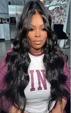 Premium Lace Front Body Wave Human Hair Wig – Long 26"+ Length, 100% Virgin Hair, Transparent Swiss Lace, Natural Pre-Plucked Hairline