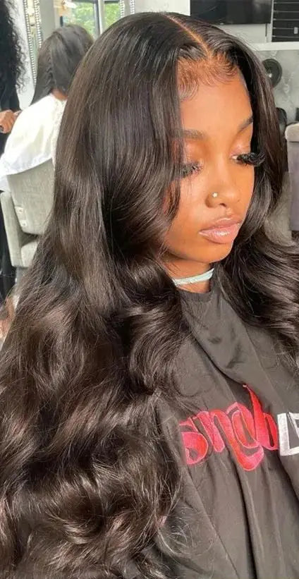 26+ Inch Body Wave Transparent Lace Wig | Premium Swiss Lace, Natural Long-Length Look