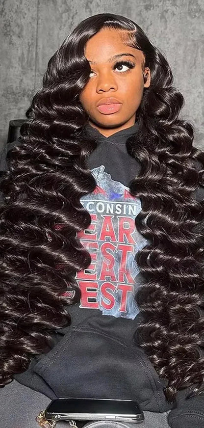 Loose Wave Lace Front Wig – Premium Human Hair with Swiss Lace