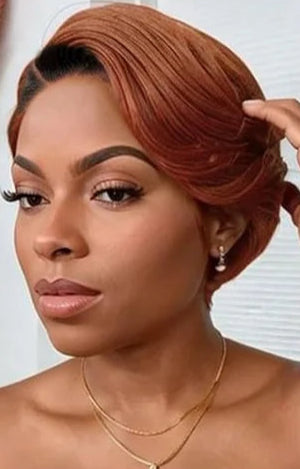 Straight 13x4 Lace Wig – 100% Human Hair, Short Length (4-16 Inches), Transparent Swiss Lace