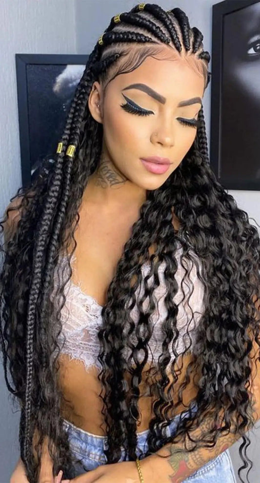 Deep Wave Human Hair Extensions - 100% Virgin Hair, Dye & Perm Ready, Natural Look