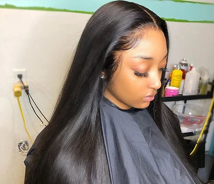 Sleek Peruvian Straight Human Hair Bundles – 100% Virgin Hair, No Tangle, No Shedding
