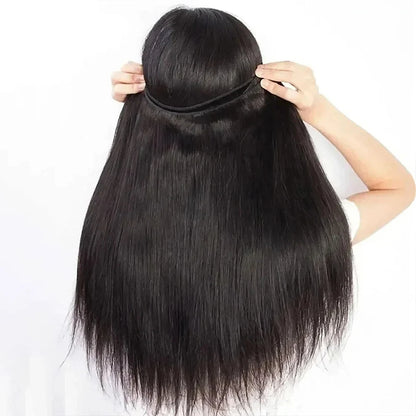 100% Straight Human Hair Extensions - Acid-Processed, Perm & Dye Ready for Darker Colors