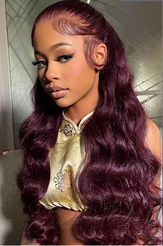 Body Wave Lace Front Synthetic Wig – Natural Look, Heat-Resistant Fiber