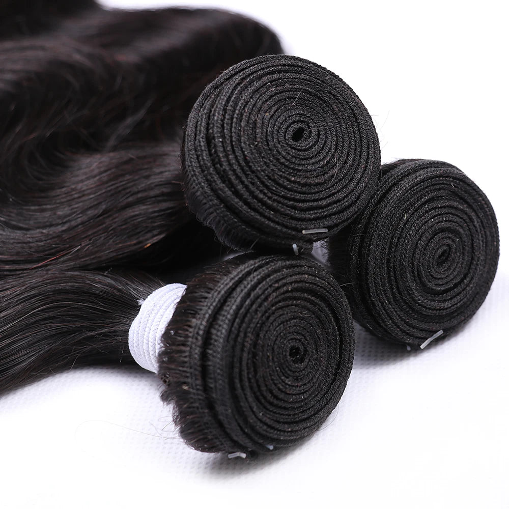 100% Human Hair Body Wave Weaving – Soft, Natural, and Dyeable Hair Extensions for All Styles