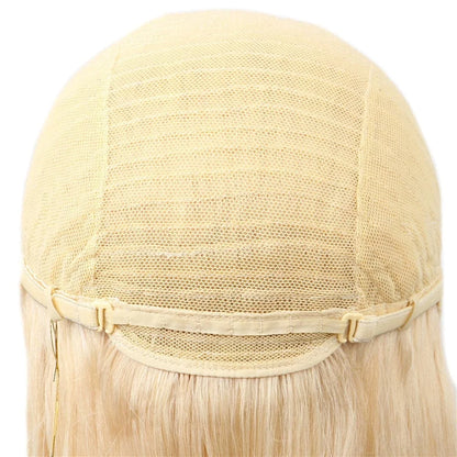 26+ Inch Straight 613 Honey Blonde Human Hair Wig – 180% Density, Dyeable & Long-Lasting