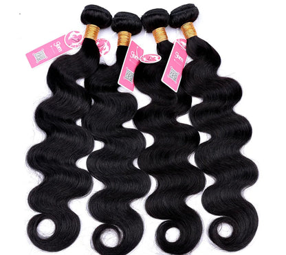 12A Grade Body Wave Human Hair Bundles – 100% Virgin Hair Extensions (12-32 Inches)