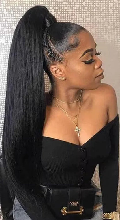 Virgin Hair Straight Clip-In Extensions – Sleek Look, Perm & Dye Friendly