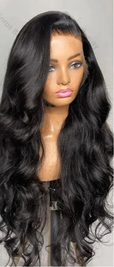 Luxurious 13x6 Body Wave Lace Front Wig – 100% Brazilian Human Hair, 26+ Inches