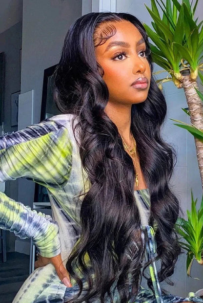 Long Body Wave Wig – 100% Hair, 26+ Inches, Dye-Friendly