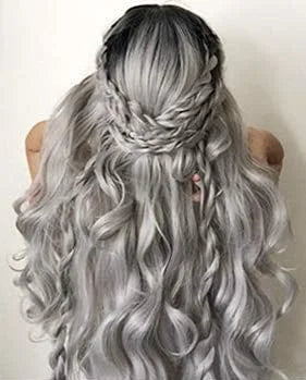 30-Inch Body Wave Human Hair Bundles – Silver/Gray 1B/11B Weave Extensions