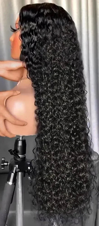 Long Deep Wave Lace Front Wig – 13x4 & 13x6 Transparent Lace Human Hair