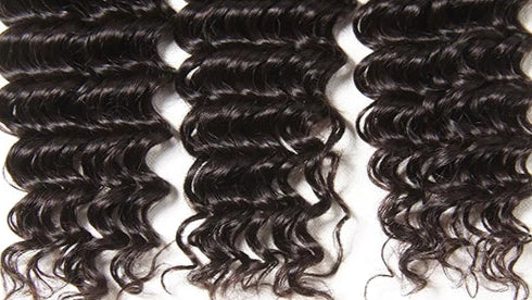 Premium Deep Wave Human Hair Extensions – Natural, Chemical-Free, and Dye-Friendly