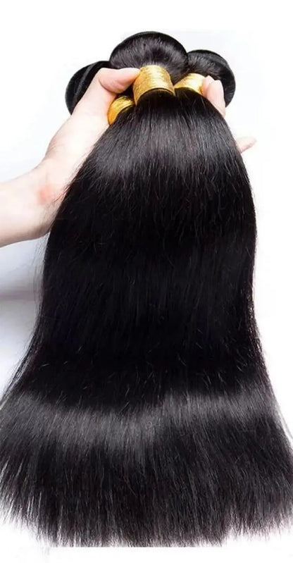 12A Grade Silky Straight Virgin Hair Bundles - 100% Human Hair Weave Extensions