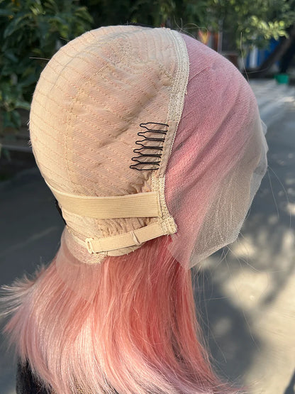 Straight Bob Lace Front Wig – 13x4 Frontal, HD Transparent Lace, Restyle & Curlable, 100% Human Hair