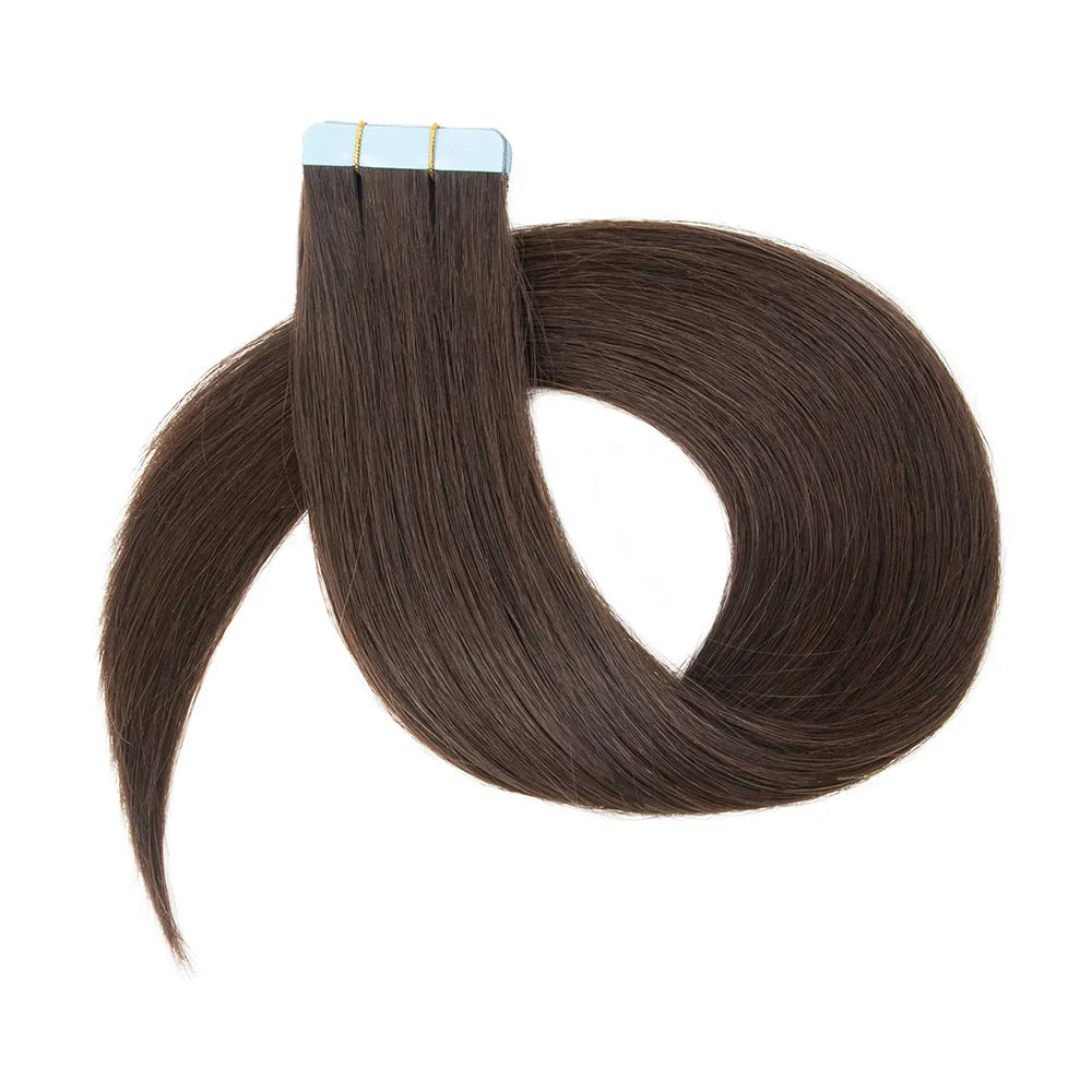 Premium Straight Tape-In Hair Extensions – 2g/pc, 100% Natural Human Hair for Length & Volume
