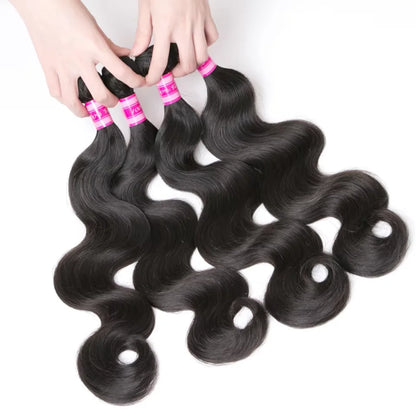 100% Human Hair Body Wave Weaving – Soft, Natural, and Dyeable Hair Extensions for All Styles