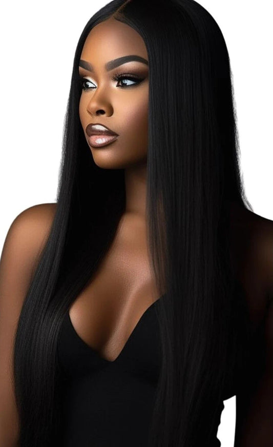 Premium Straight Human Hair Extensions – 100% Natural, Versatile, and Easy to Style