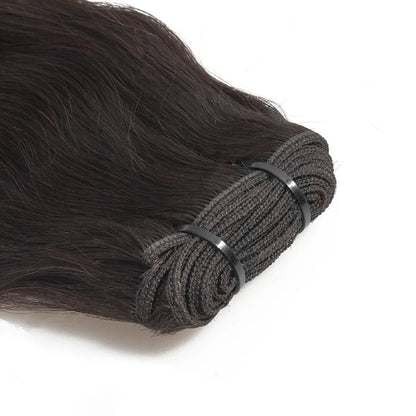 30-34 Inch Raw Virgin Straight Human Hair Bundles - 100% Natural Double Weft Extensions