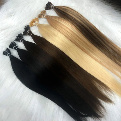 Premium Straight Hair Strands – 0.6g Each, Chemical-Free & Lightweight