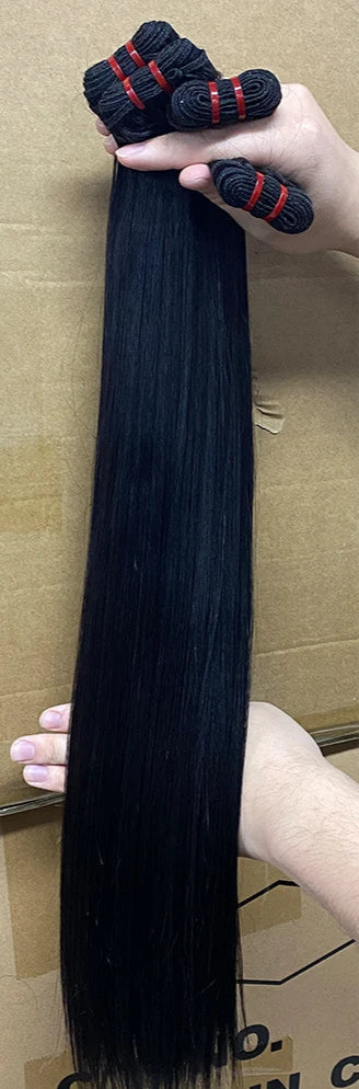 Virgin Straight Human Hair Bundles – Sleek, Smooth & Versatile