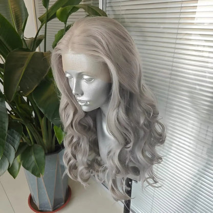 Synthetic Lace Front Wig – High-Quality Daily Wear Wig with 150% Density and Heat-Resistant Fiber