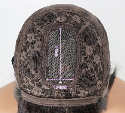 Straight Human Hair Wig – Sleek, Dye-Friendly, & Perfect Fit