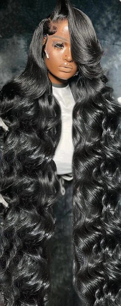 Premium Lace Front Body Wave Human Hair Wig – Long 26"+ Length, 100% Virgin Hair, Transparent Swiss Lace, Natural Pre-Plucked Hairline