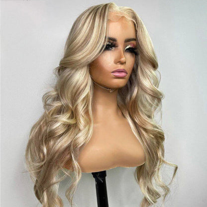 Body Wave T-Part Synthetic Wig – Glueless Transparent Lace Daily Wear Wig
