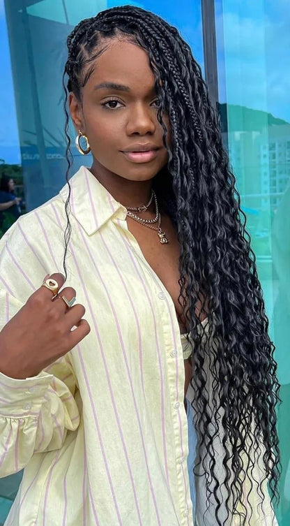 Premium Deep Wave Human Hair Extensions – Perfect for Summer Styling