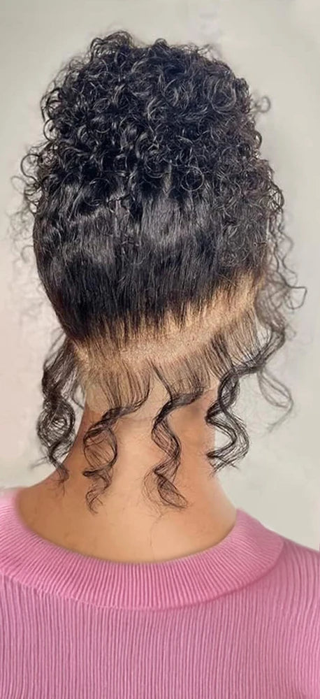 Long Deep Wave Lace Front Wig – 360 Full Lace, 13x6 Deep Part, Transparent Lace