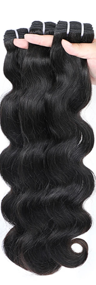12A Malaysian Body Wave Virgin Hair Bundles - Natural Black, Soft & Long-Lasting