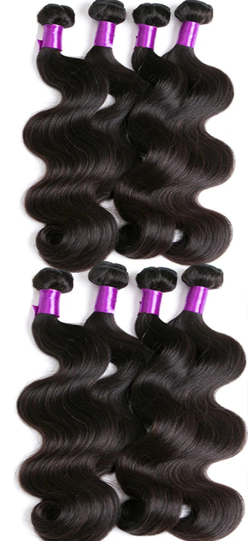 Lumiere Virgin Body Wave Human Hair Bundles - 100% Unprocessed Mongolian Hair, Double Weft, Wholesale Deals