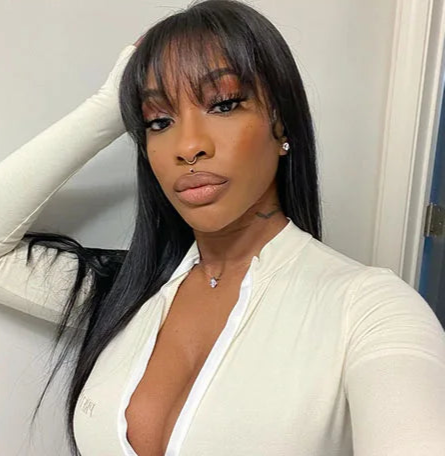 200% Density Long Straight Human Hair Wig – 26+ Inch Natural Black Wig with No Tangle or Shedding