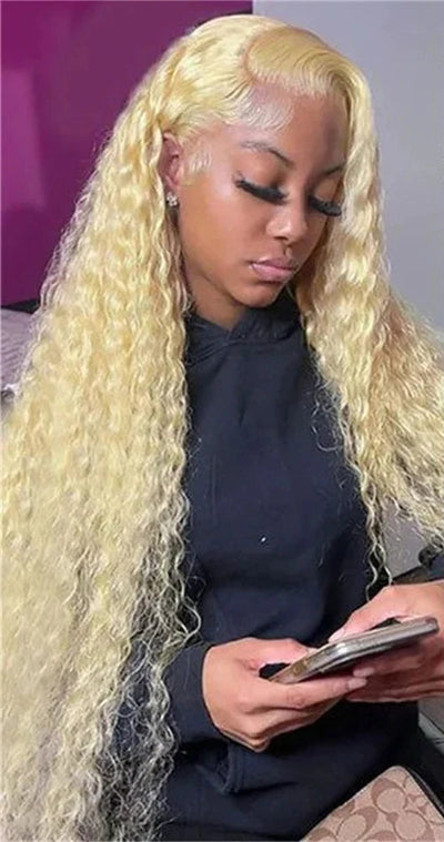 Long Curly Lace Front Wig – Brazilian Remy Hair, 26+ Inches, 13x6/13x4/360 Lace, Transparent Lace