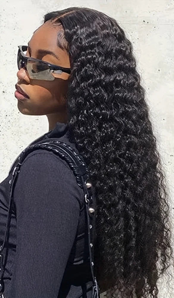 Premium Deep Wave Human Hair Bundles – 100% Virgin Hair, No Shedding, Fast Delivery