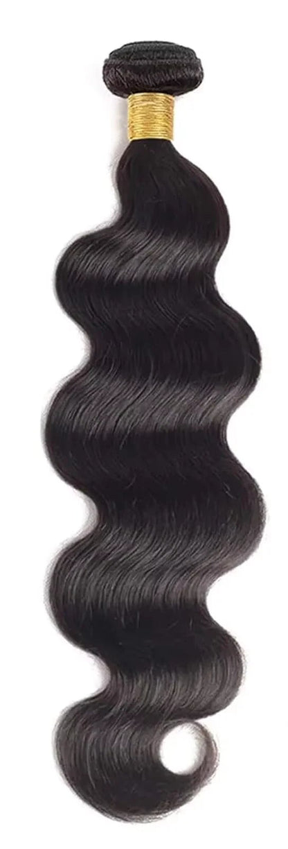 Virgin Body Wave Human Hair Extensions - 100% Natural & Dye-Friendly Weave
