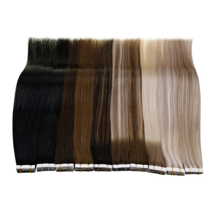 Premium Tape-In Hair Extensions | 100% Real Human Hair | LaaVoo Straight Extensions