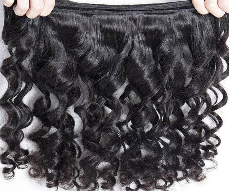 Premium Peruvian Loose Wave Hair Bundles – 100% Human Hair, Natural Color, Can Be Dyed & Permed, 8-32 Inches