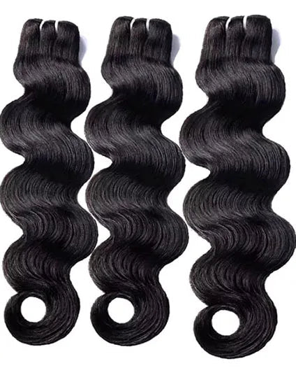 Premium Body Wave Human Hair Extensions - Natural, Chemical-Free & Versatile