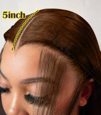 Short Straight Bob Wig – 100% Human Hair, Transparent Swiss Lace, Natural Look