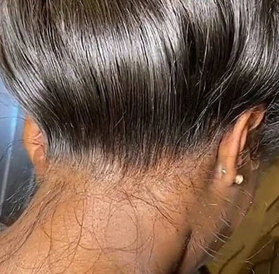 26-Inch Straight Virgin Hair 370 Lace Wig – Transparent Swiss Lace for Flawless Style