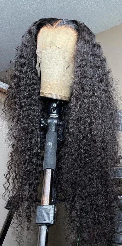 Long Deep Wave Lace Front Wig – 13x4 & 13x6 Transparent Lace Human Hair