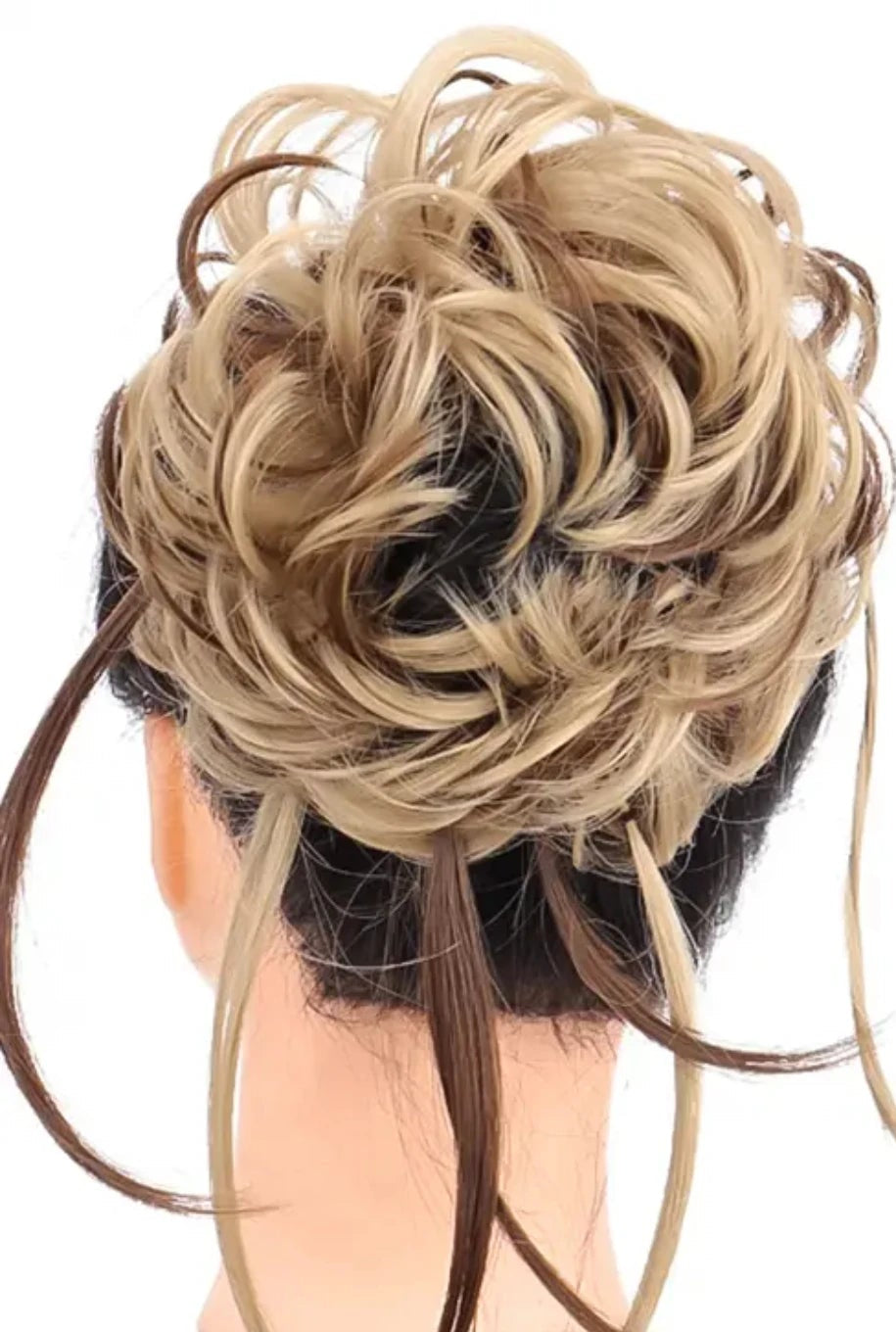 Extra-Long Tousled Messy Bun Hairpiece Extension – Perfect for Volume & Textured Updos