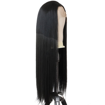 Star Fashion Long Straight Wig with Bangs – Vibrant Color Options for Ladies