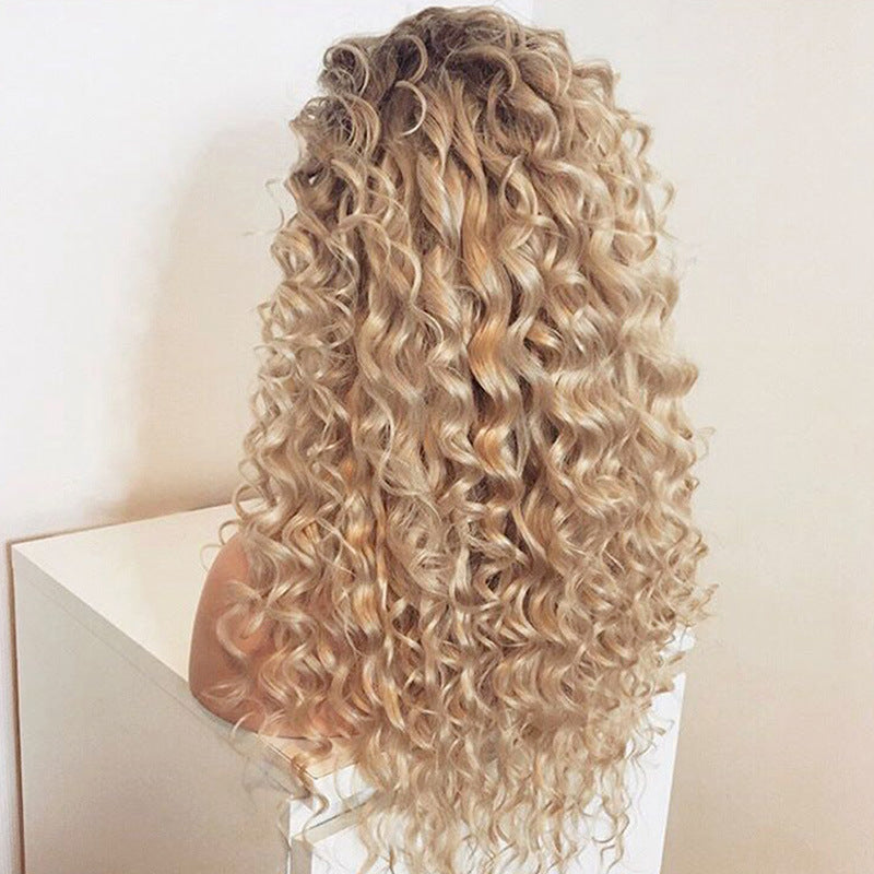Stylish 65cm Synthetic Front Lace Wig – Heat-Resistant & Adjustable Fit