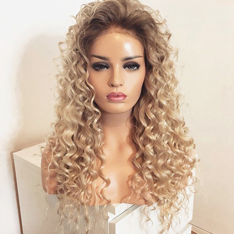 Stylish 65cm Synthetic Front Lace Wig – Heat-Resistant & Adjustable Fit